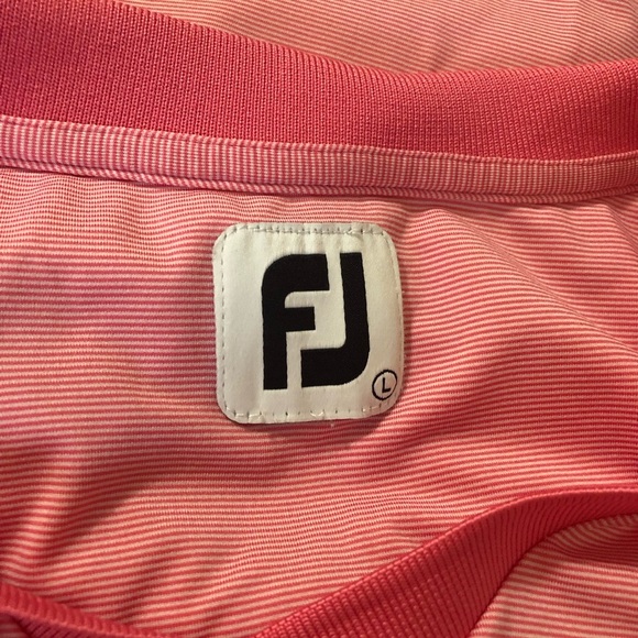 FOOTJOY End On End Open Collar Golf Shirt Size L - Picture 9 of 11